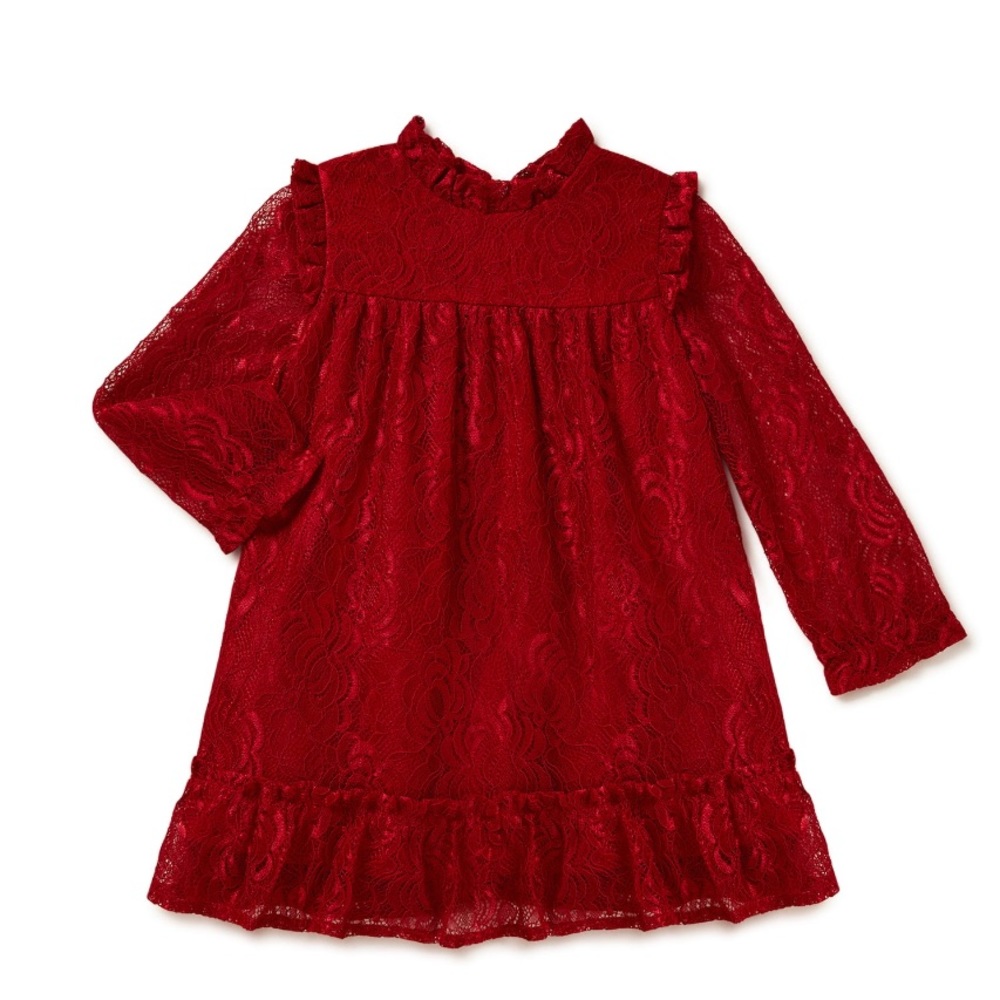 Wonder Nation red lace dress